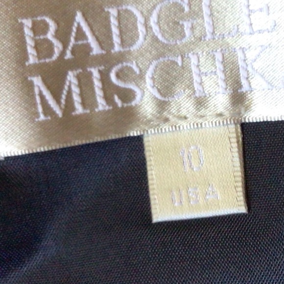 Badgley Mischka, strapless evening gown, navy, 10 - Picture 8 of 8